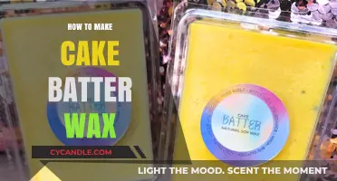Create Sweet-Scented Cake Batter Wax: Easy DIY Recipe Guide