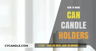 Creative DIY: Crafting Unique Can Candle Holders at Home