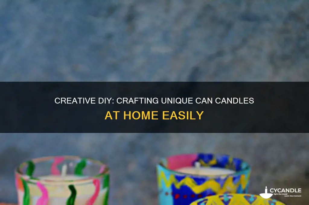 how to make can candles