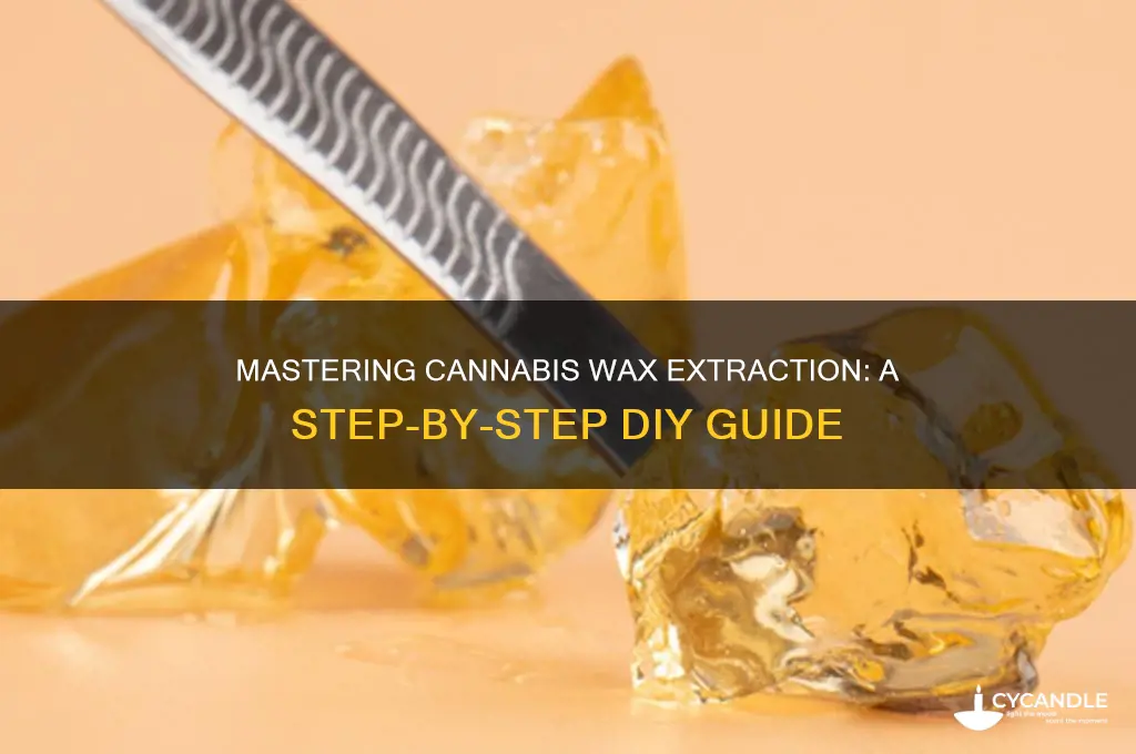 how to make canabis wax