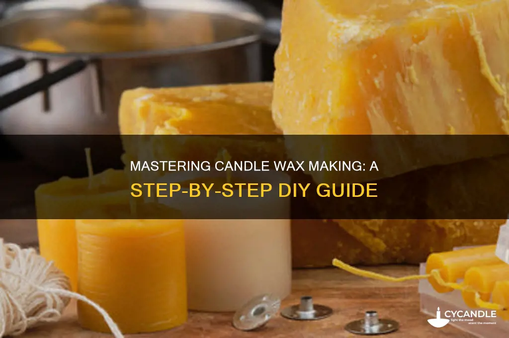 how to make candel wax