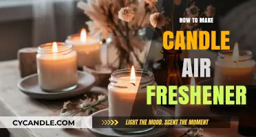 DIY Scented Candle Air Freshener: Easy Homemade Aromatherapy Guide