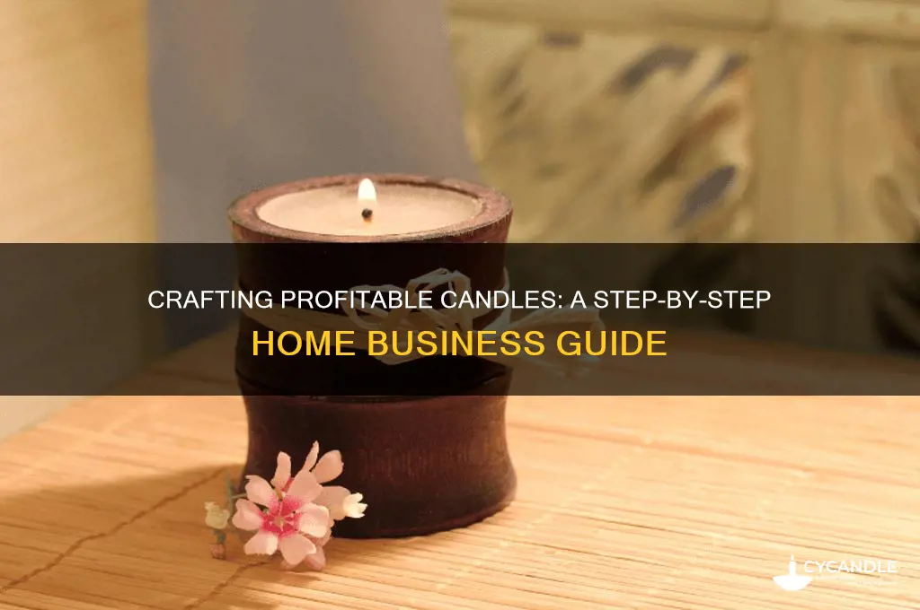 how to make candle at home for business