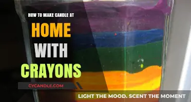 Creative DIY: Making Vibrant Homemade Candles with Crayons Easily