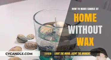 Creative Candle Making: DIY Wax-Free Candles at Home Easily