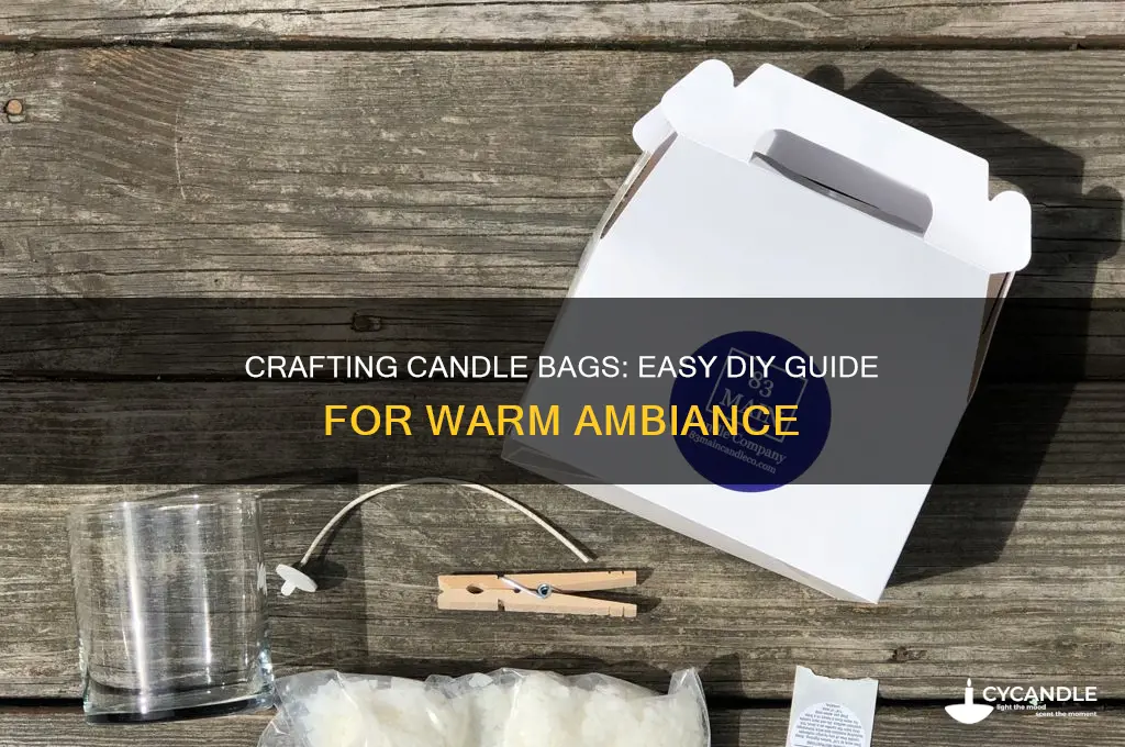 how to make candle bags