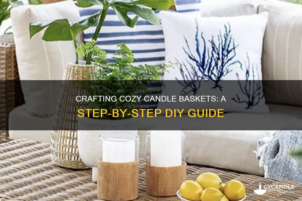how to make candle baskets
