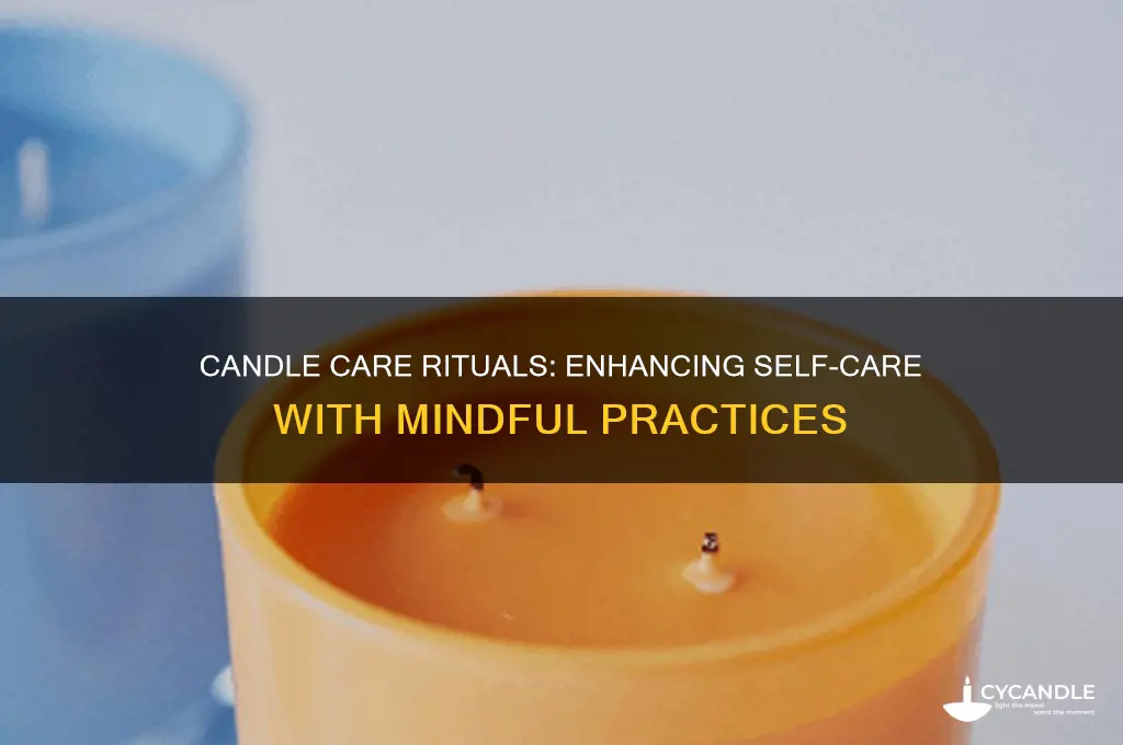 how to make candle care part of self-care