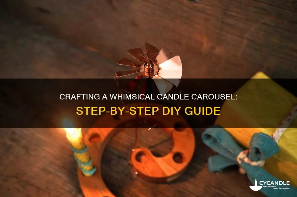 how to make candle carousel