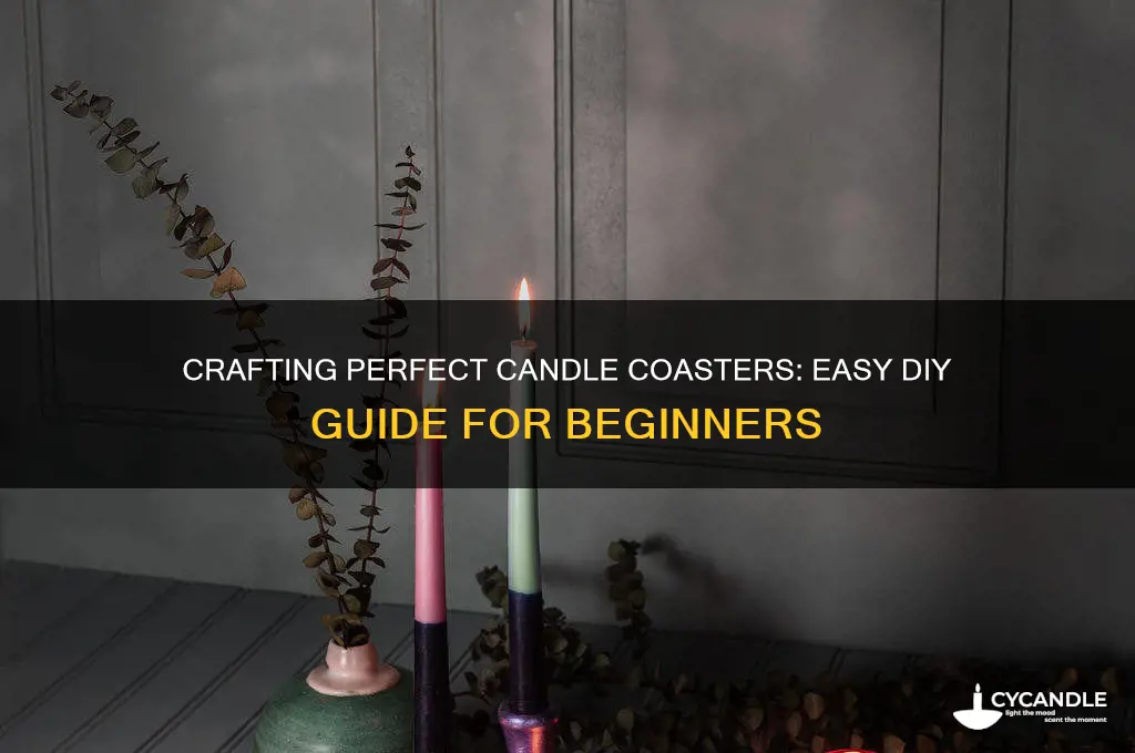 how to make candle coasters