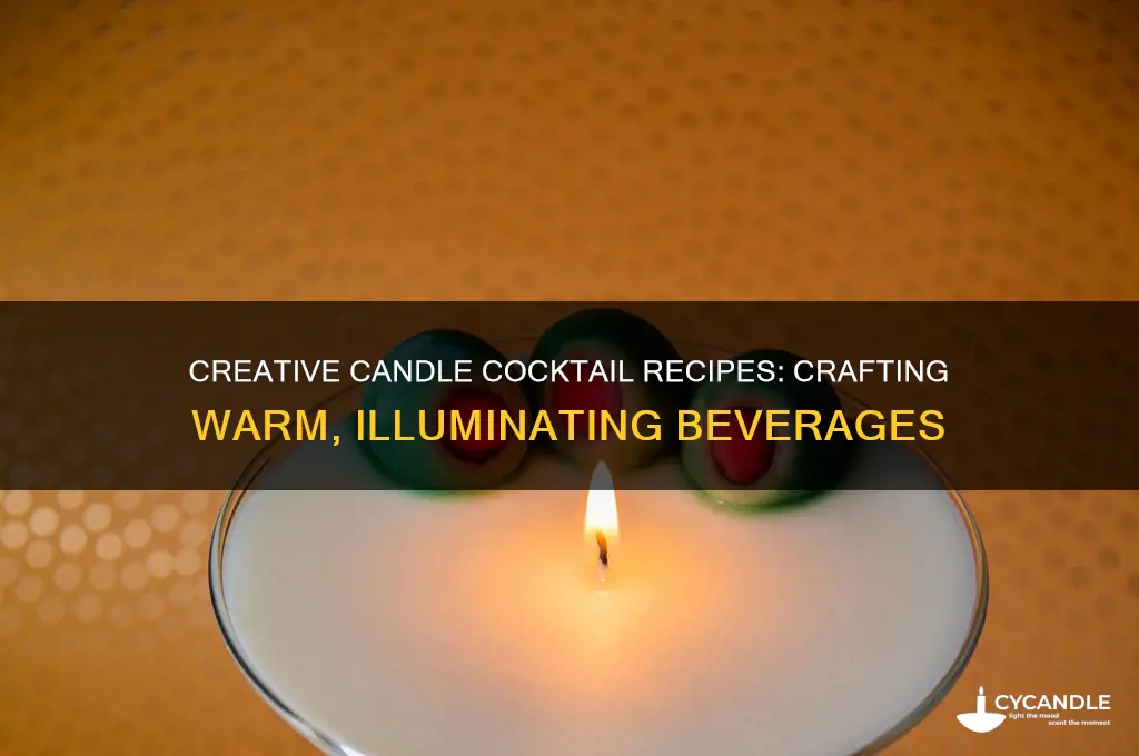 how to make candle cocktail beverages