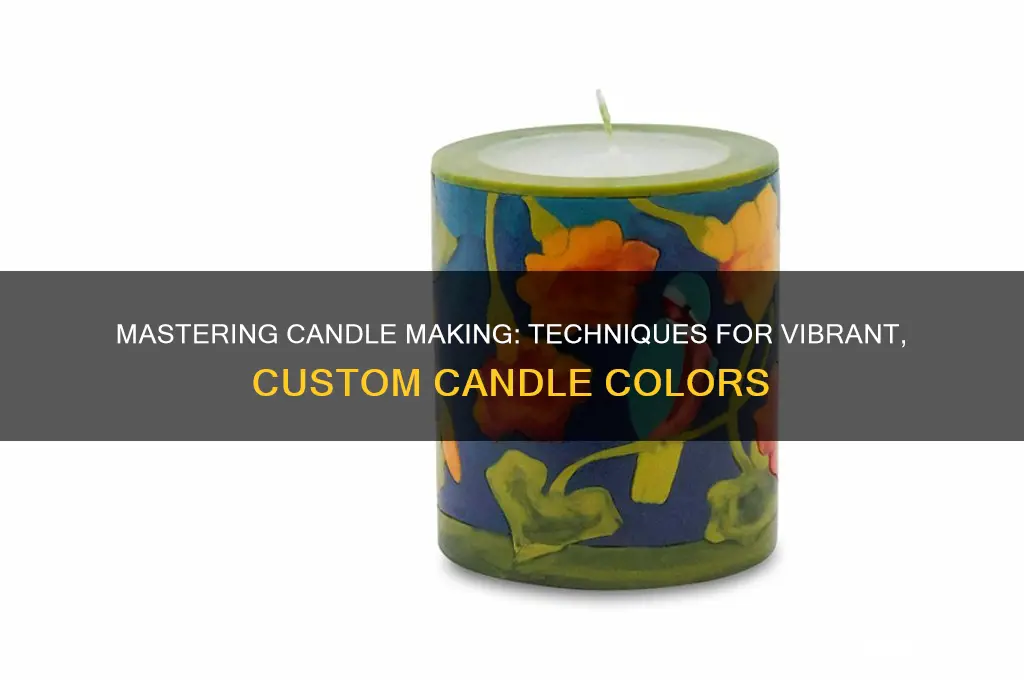 how to make candle colors