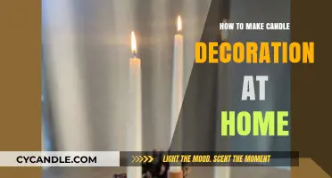 Creative DIY Candle Decorations: Easy Home Crafting Ideas