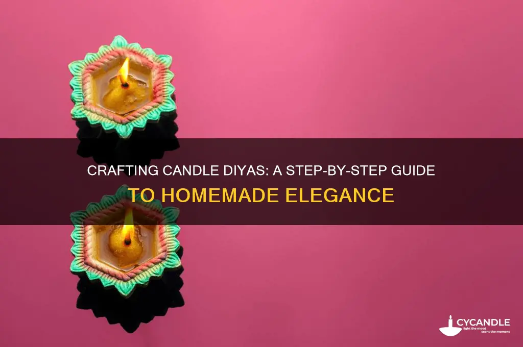 how to make candle diya