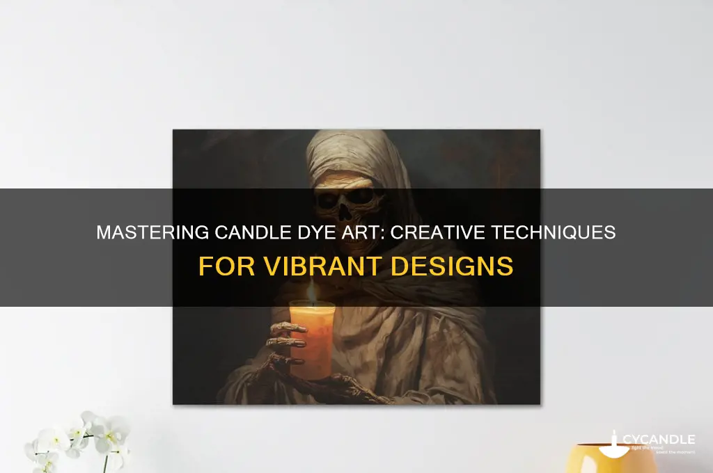 how to make candle dye art