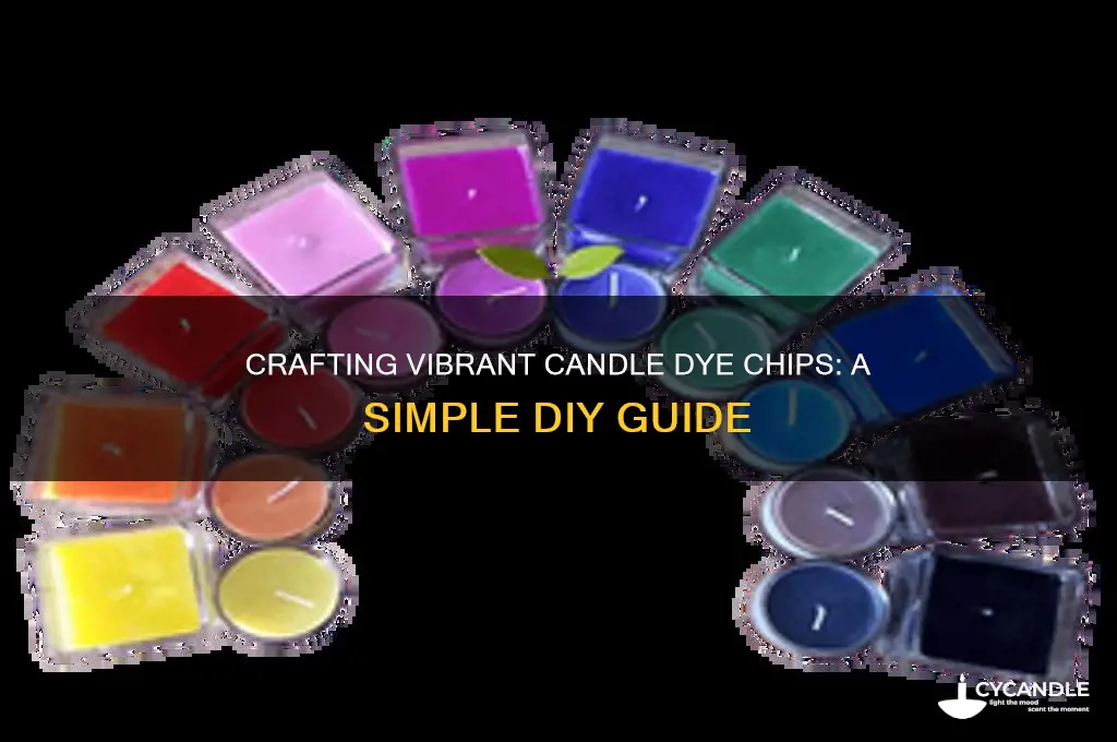 how to make candle dye chips