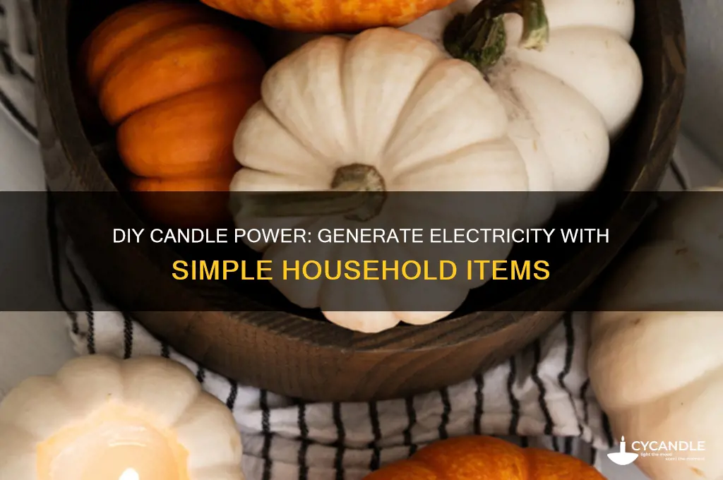 how to make candle electricity