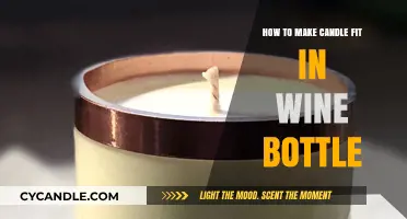 Crafting Perfectly Fitted Candles in Wine Bottles: A DIY Guide