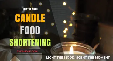 Crafting Candles with Food Shortening: A Simple DIY Guide