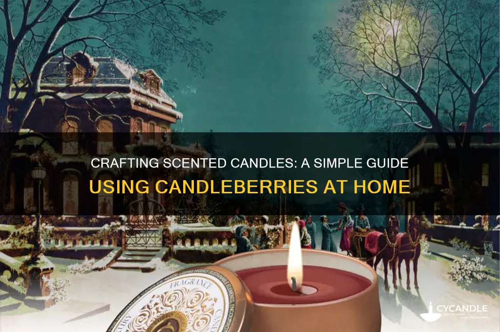 how to make candle from candleberries