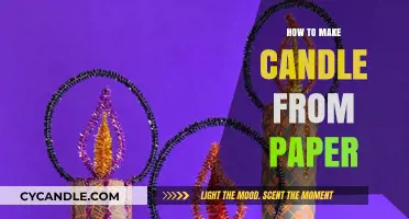 Creative DIY: Crafting Eco-Friendly Paper Candles at Home Easily