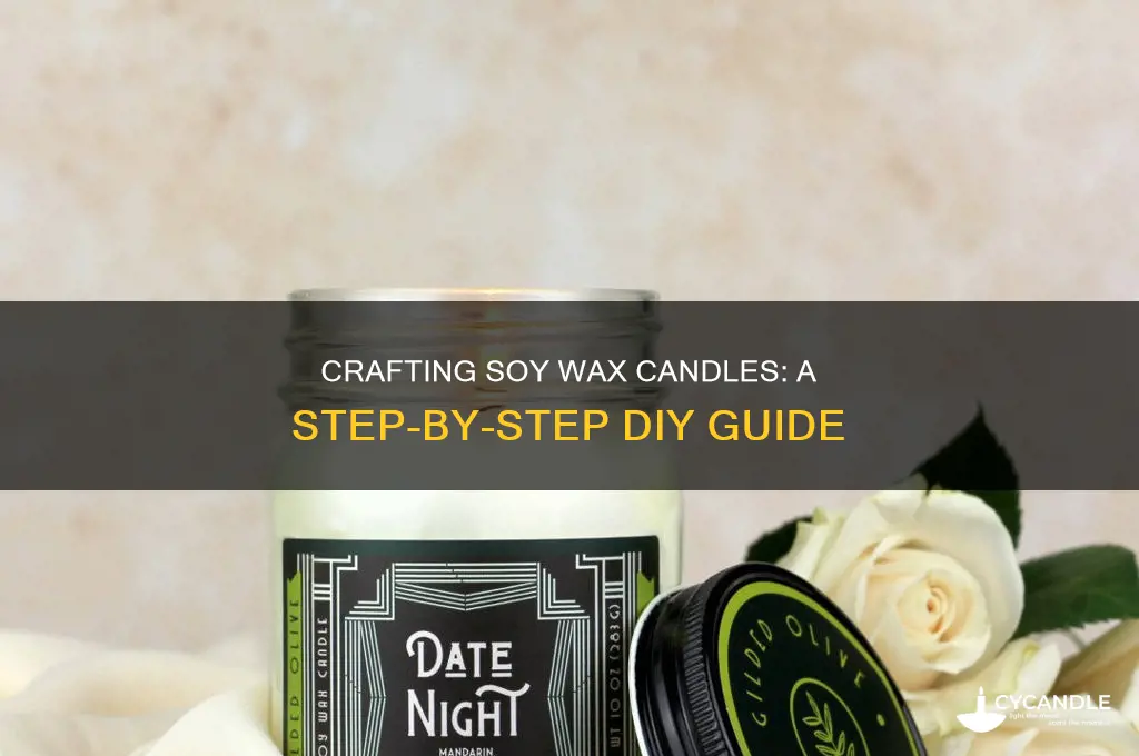 how to make candle from soy wax