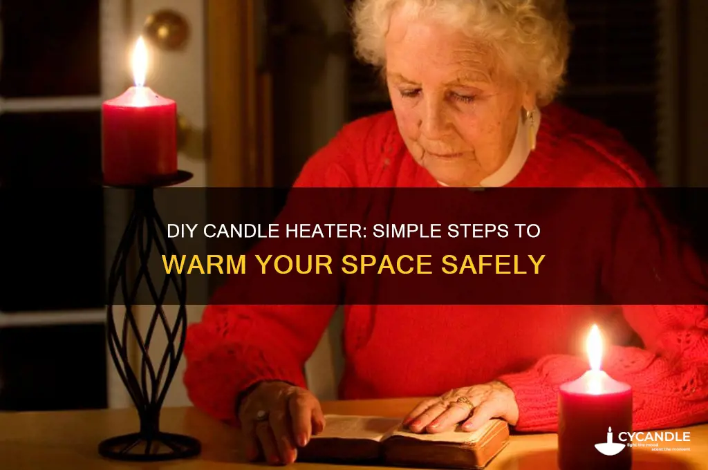how to make candle heater