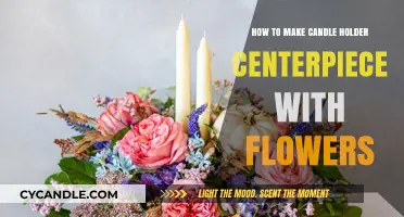Elegant DIY Candle Holder Centerpiece with Fresh Flowers: Step-by-Step Guide