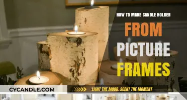 Creative DIY: Transforming Picture Frames into Unique Candle Holders