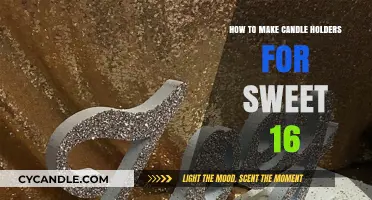 DIY Sweet 16 Candle Holders: Creative Crafting Ideas for Teens