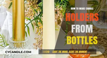Creative Bottle Upcycling: Crafting Unique Candle Holders at Home