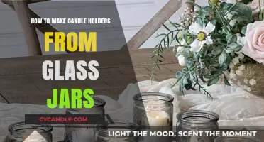 Creative DIY: Transforming Glass Jars into Stunning Candle Holders