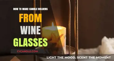 Creative DIY: Transforming Wine Glasses into Elegant Candle Holders
