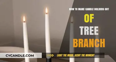 Crafting Rustic Tree Branch Candle Holders: A DIY Guide