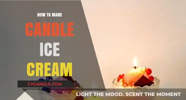 Creative Dessert Magic: Crafting Candle Ice Cream at Home