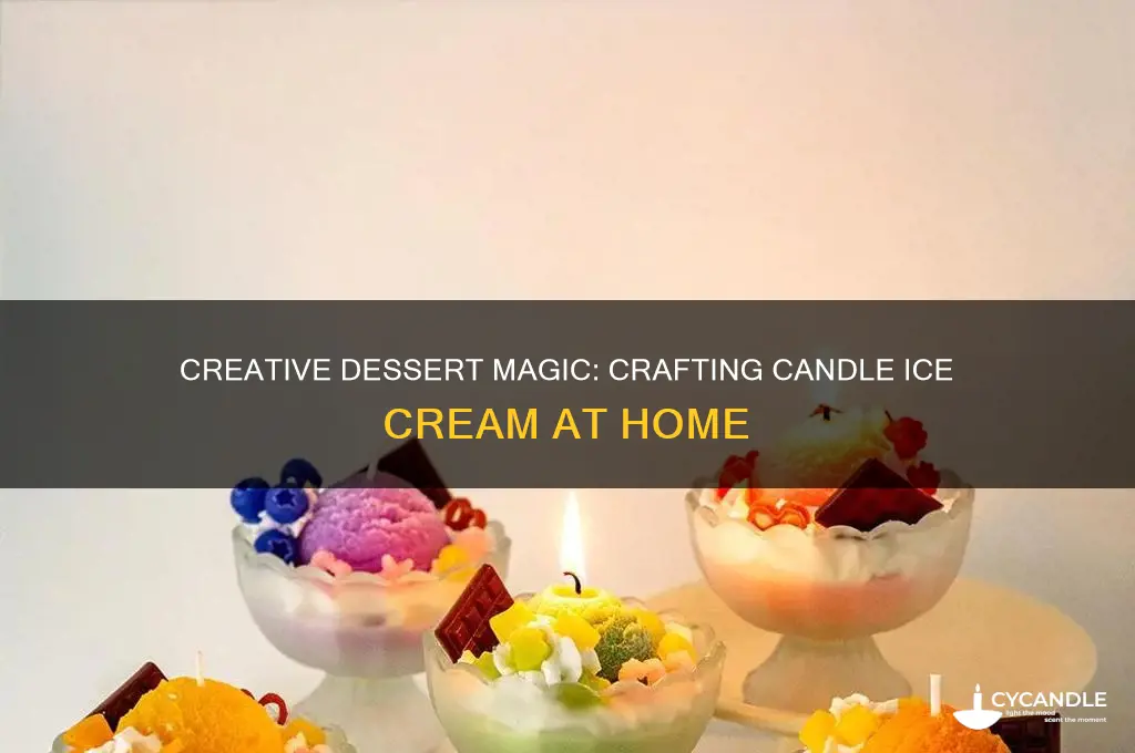 how to make candle ice cream