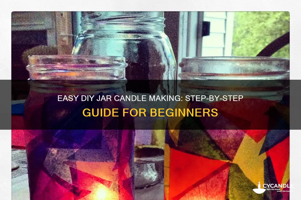 how to make candle in a jar