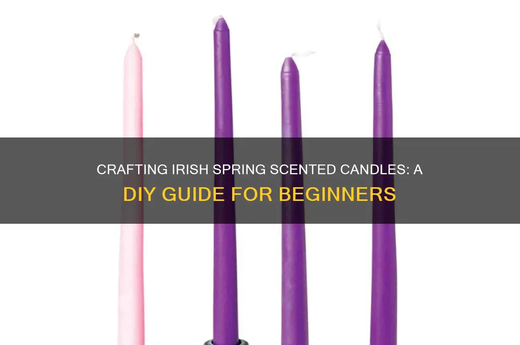 how to make candle irish spring