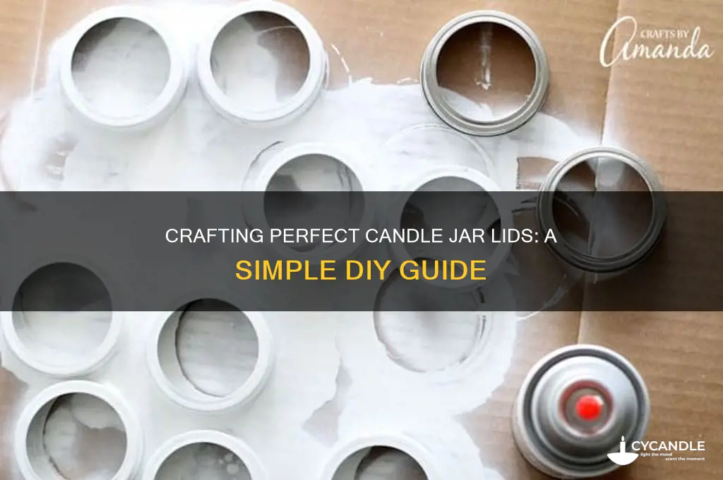 how to make candle jar lids