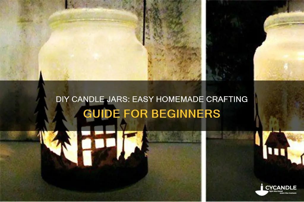 how to make candle jars at home