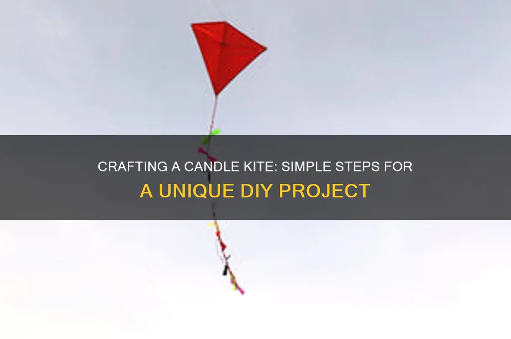 how to make candle kite