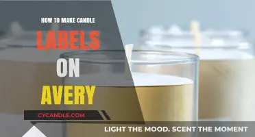 DIY Candle Labeling: Crafting Professional Avery Labels for Your Candles