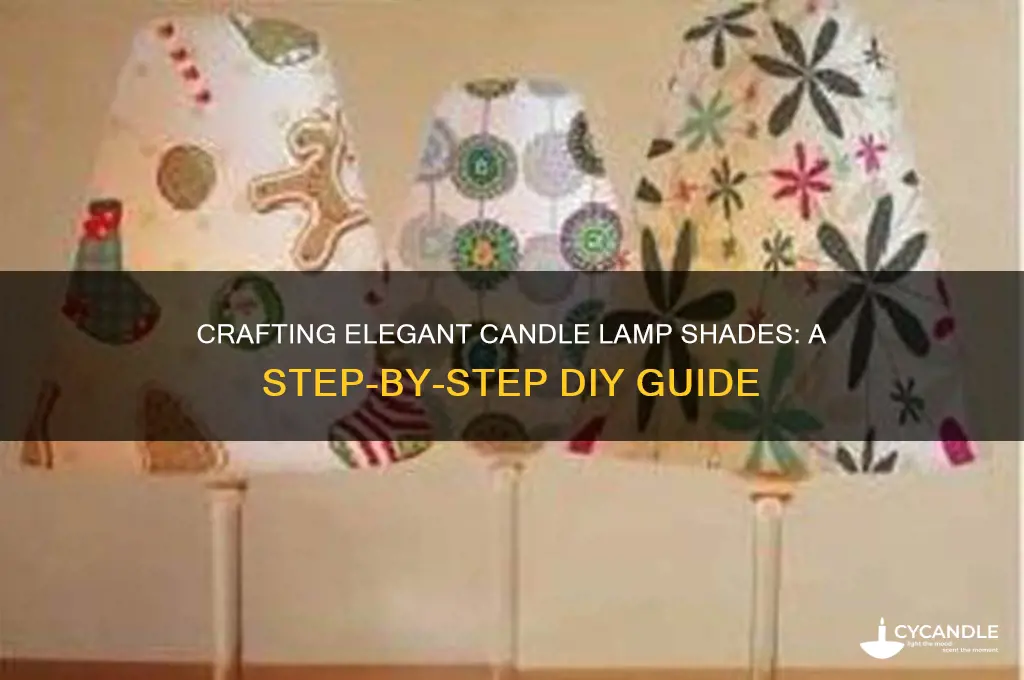 how to make candle lamp shades