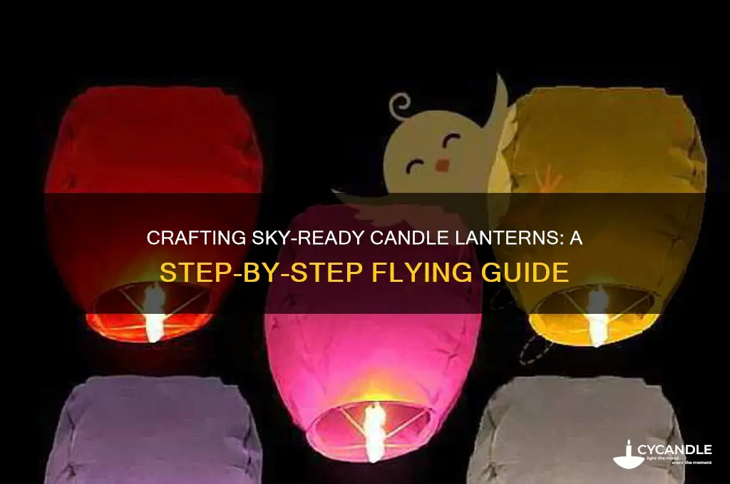 how to make candle lanterns that fly