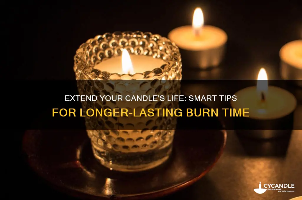 how to make candle last