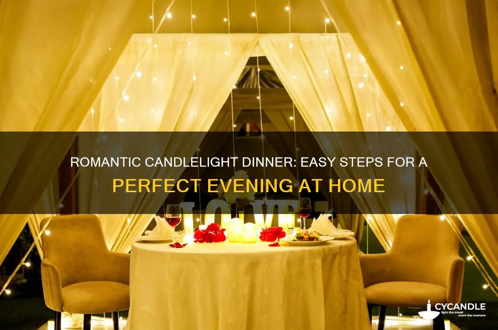 how to make candle light dinner