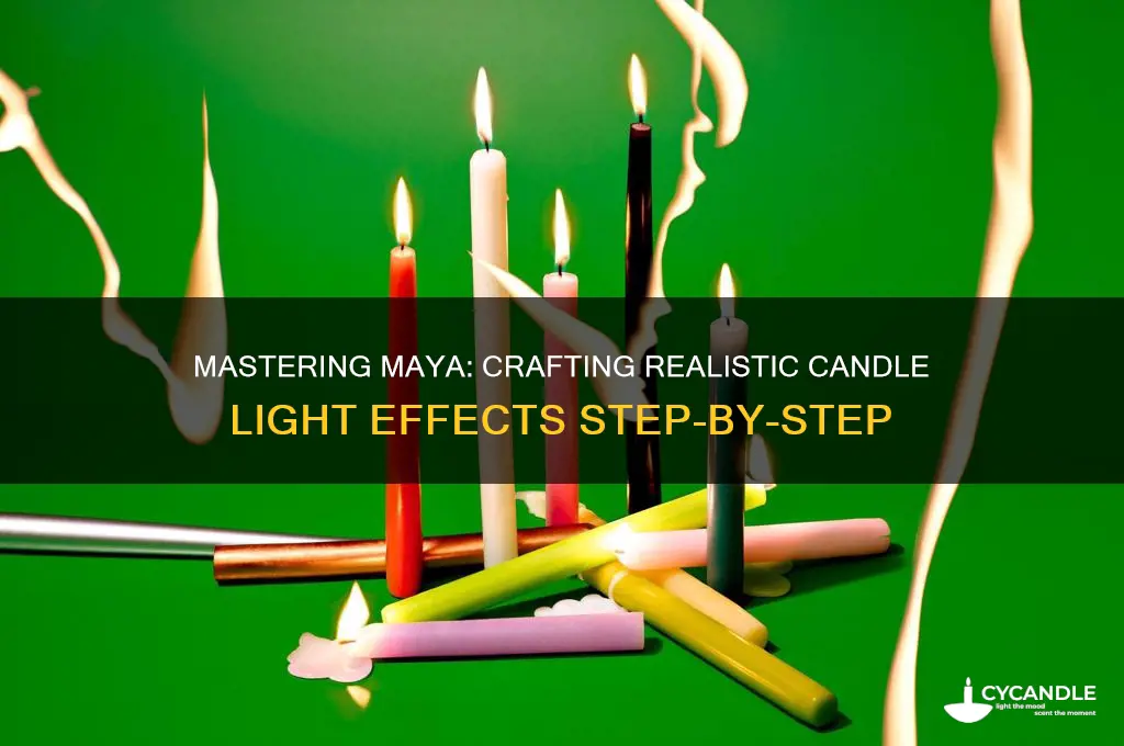 how to make candle light in maya