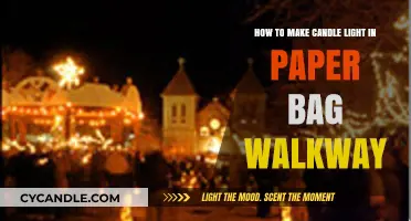 Create a Cozy Paper Bag Walkway with Candlelight Glow