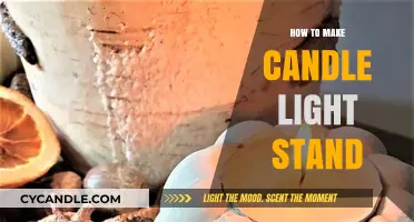 Crafting a DIY Candle Light Stand: Simple Steps for Elegance