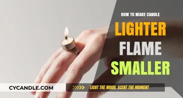 Shrink Your Candle Lighter Flame: Simple Tips for a Smaller Burn